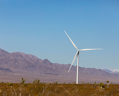 White Hills Wind Energy Center in Mohave County, Arizona on December 17, 2020.