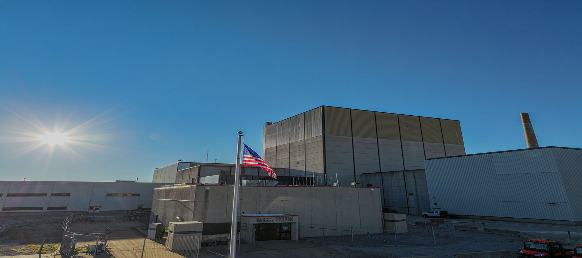 Duane Arnold Energy Center on a sunny day
