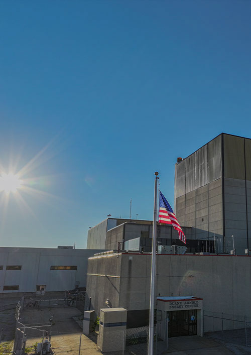 Duane Arnold Energy Center on a sunny day 