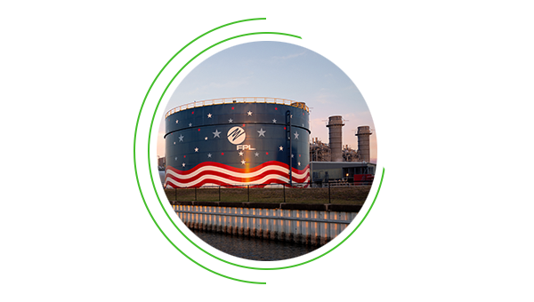 FPL Everglades natural gas power plant.