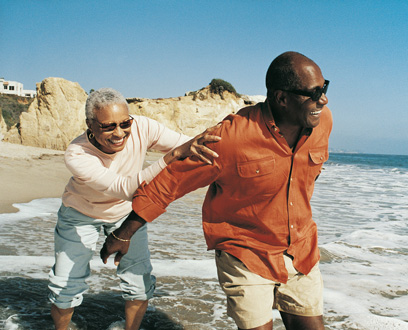 NextEra Energy retirees vacationing on the beach