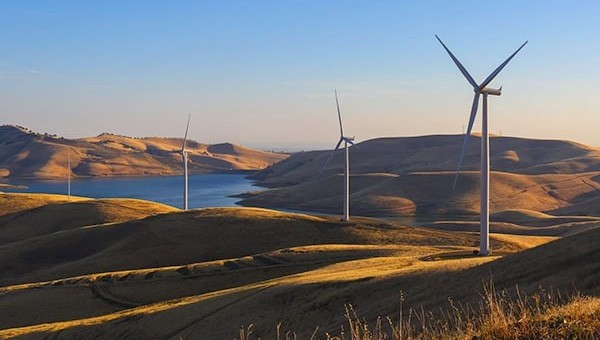 Vasco Wind Energy Center near San Francisco, California.