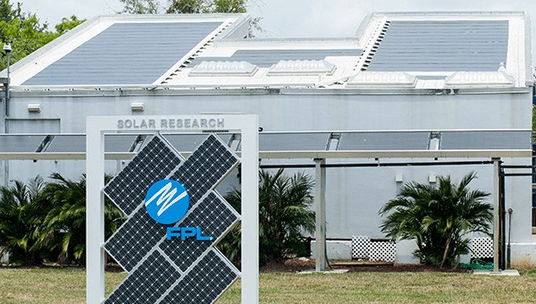 FPL solar installation at Florida International University