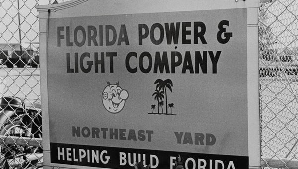 FPL sign at the Northeast Yard