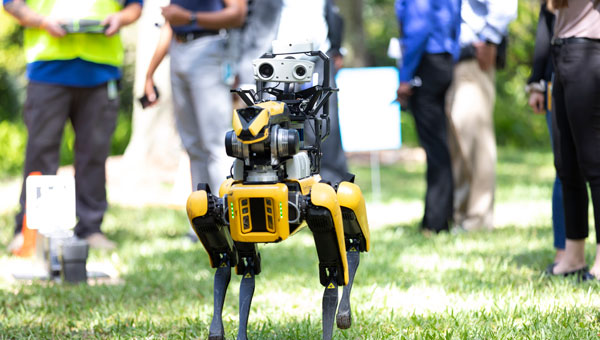 BEN, NextEra Energy's dog robot. BEN, NextEra Energy's dog robot.